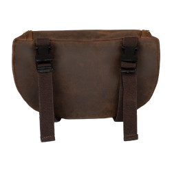 Bolsa de pomo em couro Pool’s Castanho Bolsa de pomo em couro Pool’s Castanho