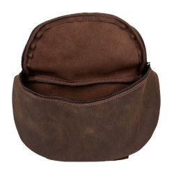 Bolsa de pomo em couro Pool’s Castanho Bolsa de pomo em couro Pool’s Castanho
