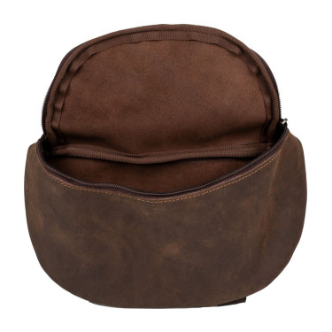 Bolsa de pomo em couro Pool’s Castanho Bolsa de pomo em couro Pool’s Castanho