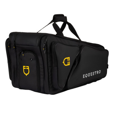 Saco para botas Equestro em tecido técnico com design inteligente Preto