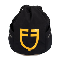 Saco para capacete Equestro com bolsos laterais Preto