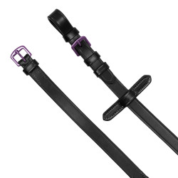 Rendas de couro e borracha Equestro fitting violeta Preto Rendas de couro e borracha Equestro fitting violeta Preto