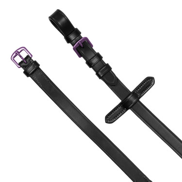 Rendas de couro e borracha Equestro fitting violeta Preto Rendas de couro e borracha Equestro fitting violeta Preto