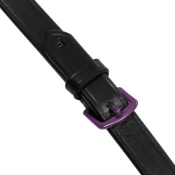 Rendas de couro e borracha Equestro fitting violeta Preto Rendas de couro e borracha Equestro fitting violeta Preto