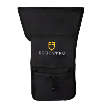 Protetores de estribo Equestro em poliéster Castanho escuro Protetores de estribo Equestro em poliéster Castanho escuro
