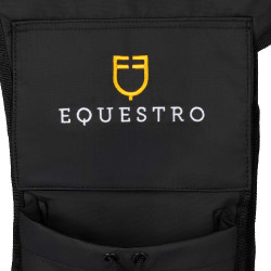 Protetores de estribo Equestro em poliéster Castanho escuro Protetores de estribo Equestro em poliéster Castanho escuro