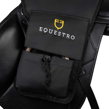 Protetores de estribo Equestro em poliéster Castanho escuro Protetores de estribo Equestro em poliéster Castanho escuro