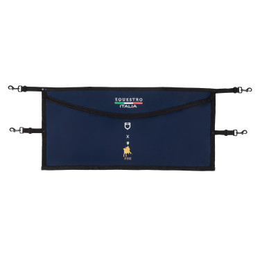 Porta de box Equestro x FISE com logótipo bordado Blazer marinho Azul-marinho