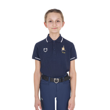 Polo infantil equitação Equestro x FISE respirável