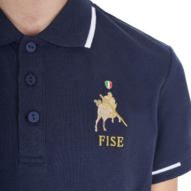 Polo infantil equitação Equestro x FISE respirável