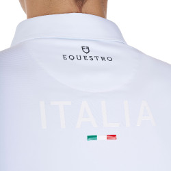 Camisa de concurso equestre masculina manga longa Equestro