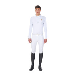 Camisa de concurso equestre masculina manga longa Equestro