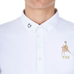 Camisa de concurso masculina equitação Equestro x FISE Camisa de concurso masculina equitação Equestro x FISE