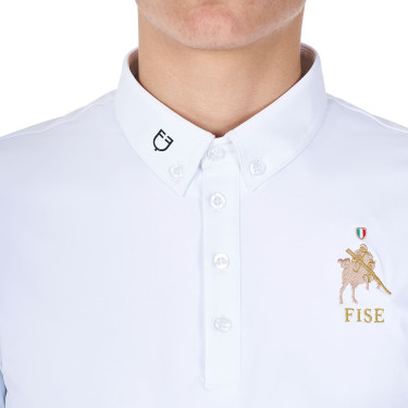 Camisa de concurso masculina equitação Equestro x FISE Camisa de concurso masculina equitação Equestro x FISE