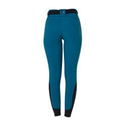 Calça de equitação feminina Equestro cintura alta com grip