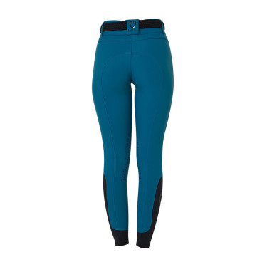 Calça de equitação feminina Equestro cintura alta com grip
