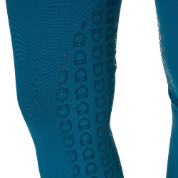Calça de equitação feminina Equestro cintura alta com grip