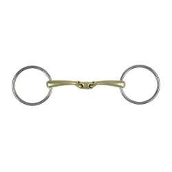 Mordedor de equitação inox dupla rutura Pro Bits