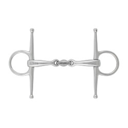 Filete de equitação full-cheek inox dupla rótula 1226