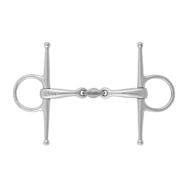 Filete de equitação full-cheek inox dupla rótula 1226