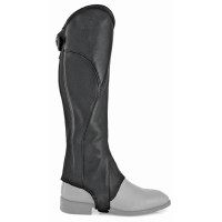 Mini-chaps Equestro Lincoln em couro Preto