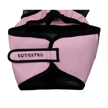 Máscara anti-moscas Equestro com logótipo frontal Buquê orquídea Rosa Máscara anti-moscas Equestro com logótipo frontal Buquê orquídea Rosa