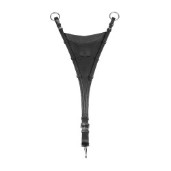 Martingale Acavallo com bib em couro Preto Martingale Acavallo com bib em couro Preto