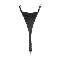 Martingale Acavallo com bib em couro Preto Martingale Acavallo com bib em couro Preto