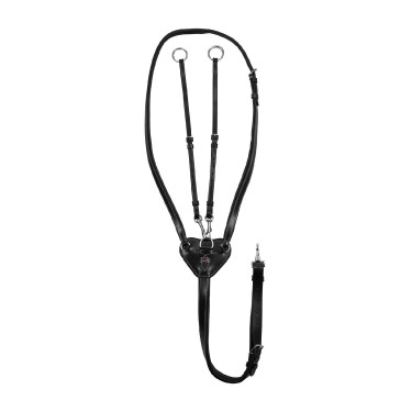 Martingale com anéis Supreme ajustável Preto
