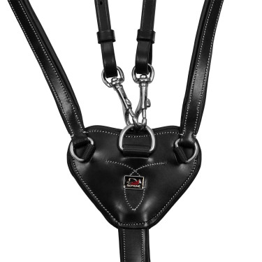 Martingale com anéis Supreme ajustável Preto