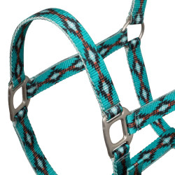 Cabolha de nylon Pool’s padrão Navajo Turquesa Azul