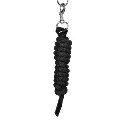 Cabeçada ergonómica Equestro com inserções em couro Preto / preto Cabeçada ergonómica Equestro com inserções em couro Preto / preto