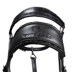 Caveção de couro Equestro anatómico Diamond Preto Caveção de couro Equestro anatómico Diamond Preto
