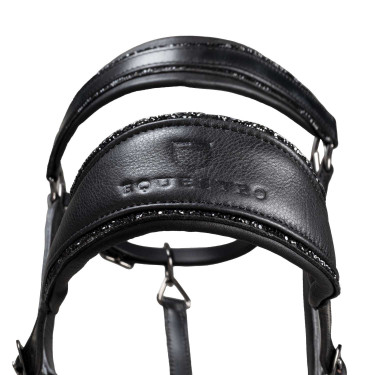 Caveção de couro Equestro anatómico Diamond Preto Caveção de couro Equestro anatómico Diamond Preto