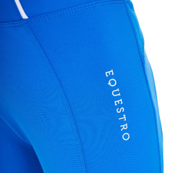 Legging menina Equestro x FISE full grip corte slim Azul da Savoia Legging menina Equestro x FISE full grip corte slim Azul da Savoia