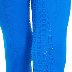 Legging menina Equestro x FISE full grip corte slim Azul da Savoia Legging menina Equestro x FISE full grip corte slim Azul da Savoia