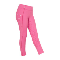Legging de menina Equestro forrado em polar Rosa castelo