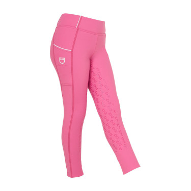 Legging de menina Equestro forrado em polar Rosa castelo