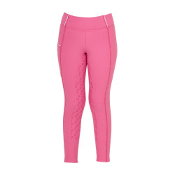 Legging de menina Equestro forrado em polar Rosa castelo