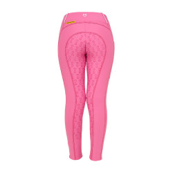 Legging de menina Equestro forrado em polar Rosa castelo