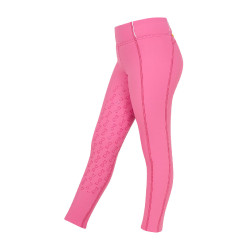 Legging de menina Equestro forrado em polar Rosa castelo