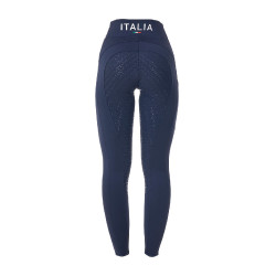 Legging feminino Equestro x FISE full grip corte slim Blazer marinho Azul-marinho Legging feminino Equestro x FISE full grip corte slim Blazer marinho Azul-marinho