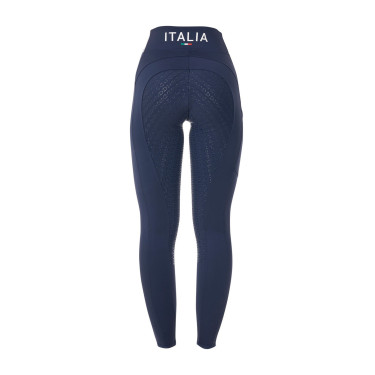 Legging feminino Equestro x FISE full grip corte slim Blazer marinho Azul-marinho Legging feminino Equestro x FISE full grip corte slim Blazer marinho Azul-marinho