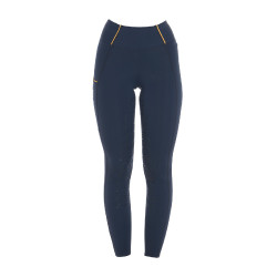 Legging feminino Equestro leve corte slim Blazer marinho Azul-marinho