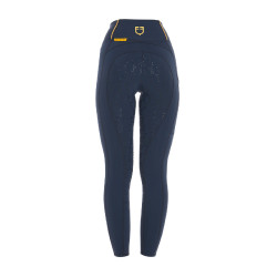 Legging feminino Equestro leve corte slim Blazer marinho Azul-marinho