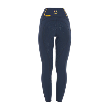 Legging feminino Equestro leve corte slim Blazer marinho Azul-marinho