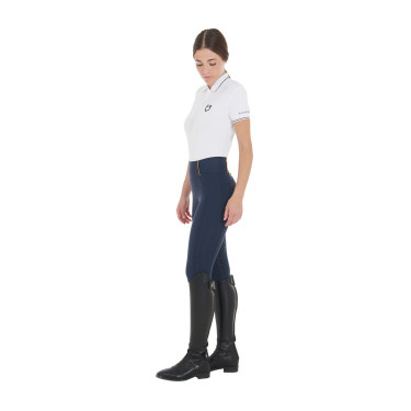 Legging feminino Equestro leve corte slim Blazer marinho Azul-marinho