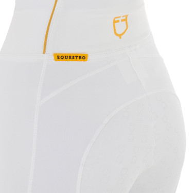 Legging feminino Equestro leve corte slim Branco