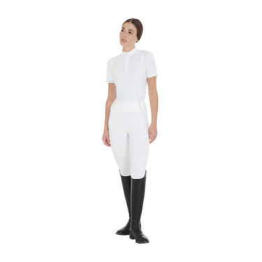 Legging feminino Equestro leve corte slim Branco