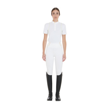 Legging feminino Equestro leve corte slim Branco